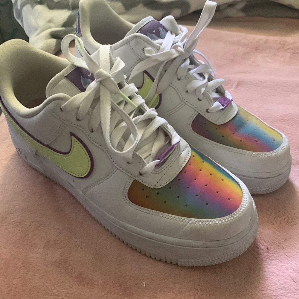 nike airforce rainbow reflective - Picture 1 of 2